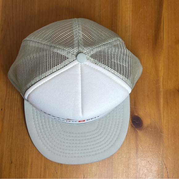 Vintage 80s Pacific Bell SnapBack Rope Trucker Hat Cap Mesh Pro 7 Tech. - Picture 7 of 10